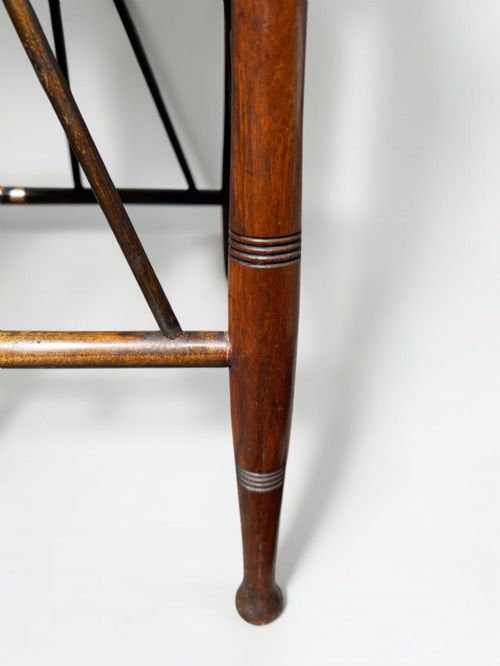 E W GODWIN STYLE WALNUT SIDE TABLE - ADDITIONAL PHOTO 4