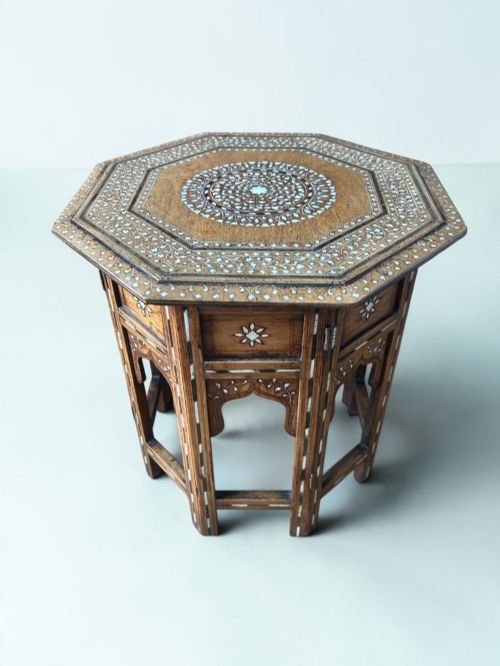 Indian Hoshiapur Octagonal Table
