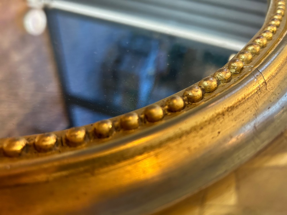 Antique French Louis Philippe Gilt Mirror  View VIII