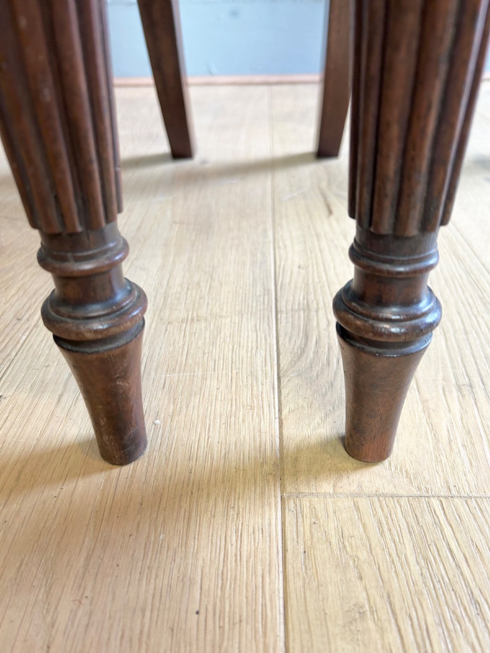 Pair of Regency Mahogany Gillows Hall Chairs  View X