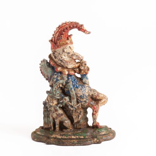 'Mr Punch' - Four 19th Century Iron Doorstops