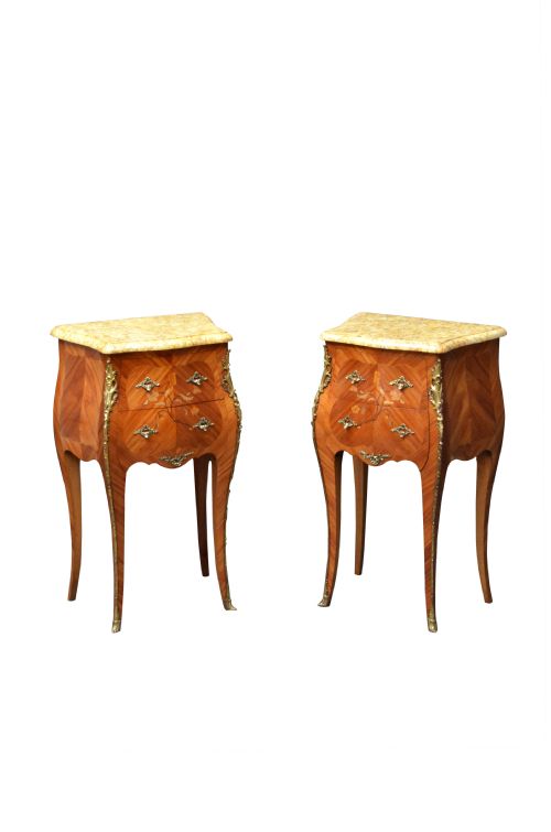 Pair of French Bedside Cabinets