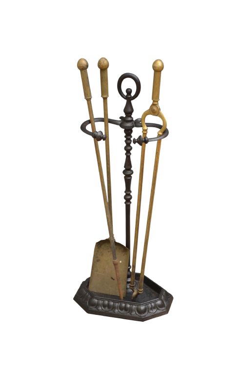 French Cast Iron Fire Irons Stand or Umbrella Stand