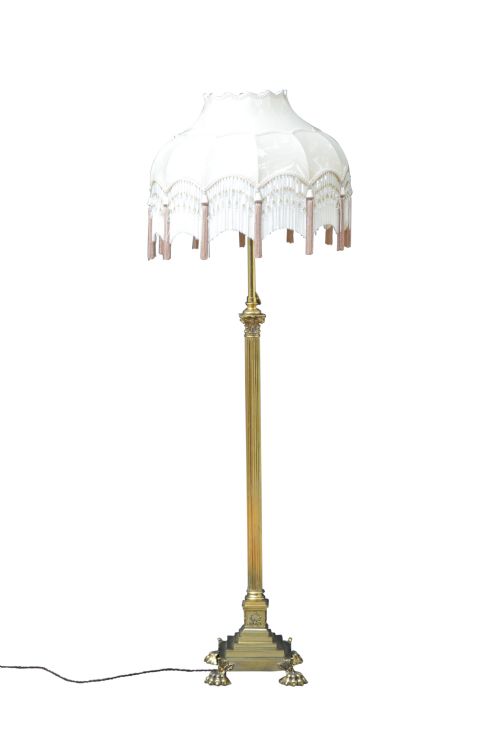 Victorian Brass Standard Lamp