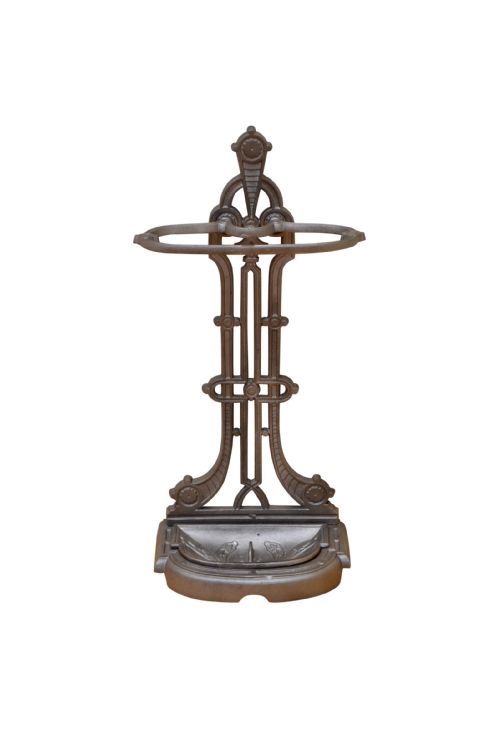 19th Century French Cast Iron Umbrella Stand