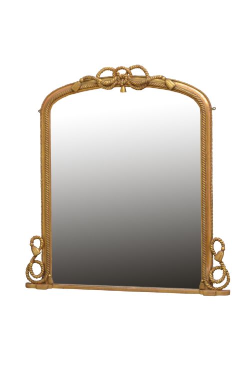 Victorian Giltwood Overmantel Mirror