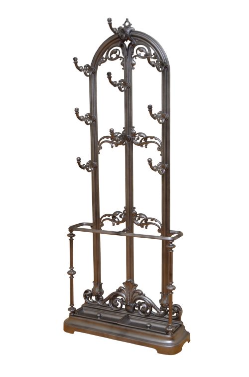 Exceptional Victorian Cast Iron Hall Stand