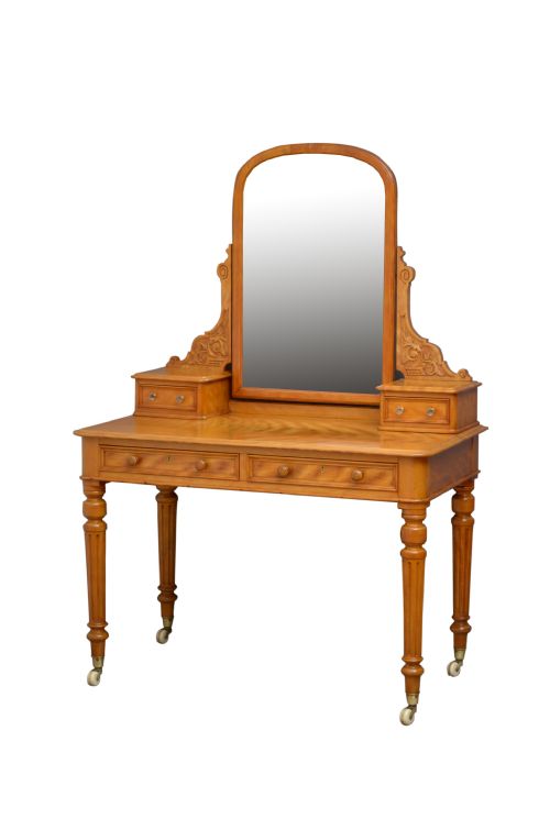 Victorian Satin Dressing Table