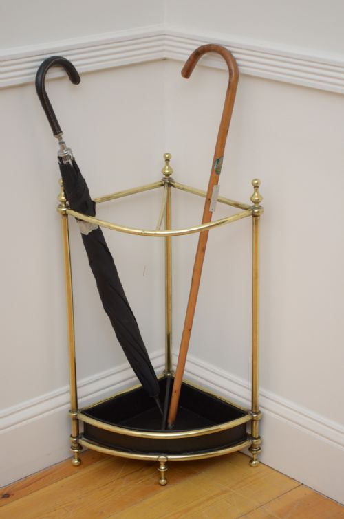 Rare Victorian Corner Umbrella Stand