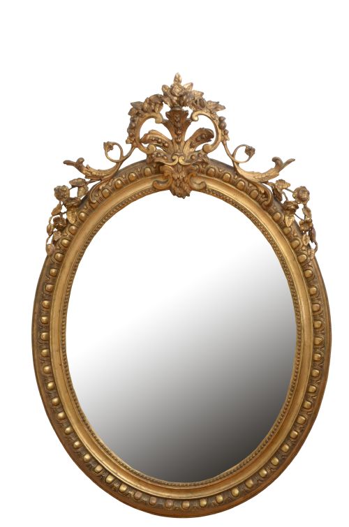 Large 19th Century Giltwood Wall Mirror