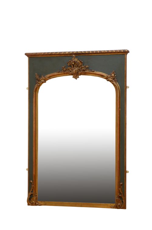 Attractive 19th Century Trumeau Mirror