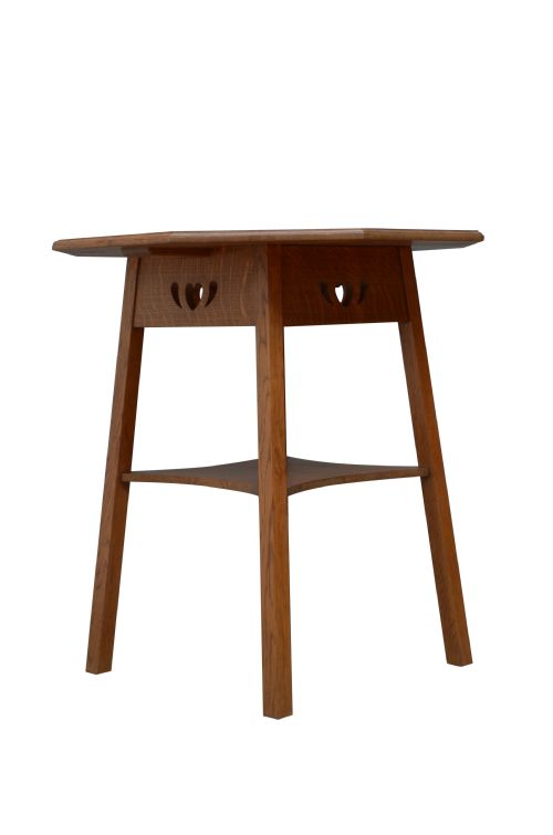 Stylish Arts and Crafts Solid Oak Table in the Manner of Liberty & Co.