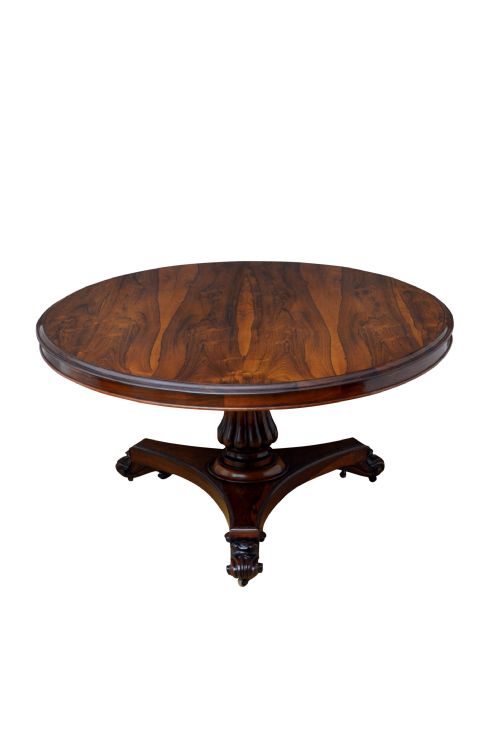 Superb William IV Rosewood Centre Table Dining Table