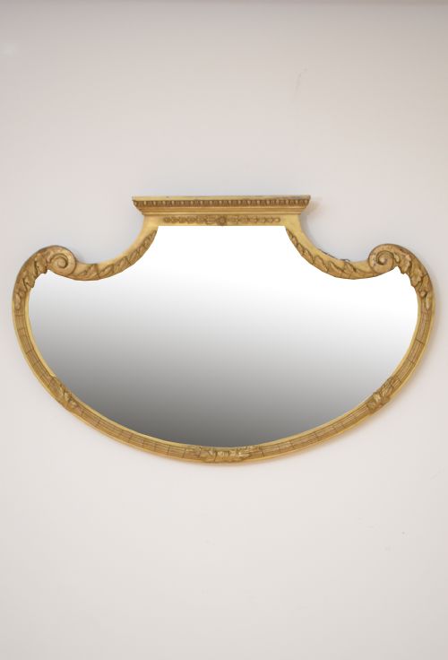 Attractive Edwardian Giltwood Wall Mirror