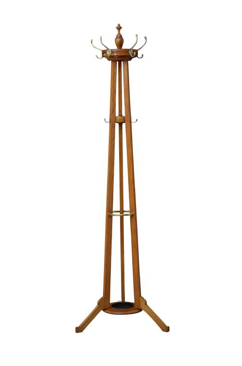 Arts and Crafts Oak Hall Stand