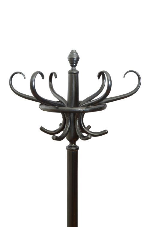 fig 1. Ebonised Bentwood Hall Stand Thonet