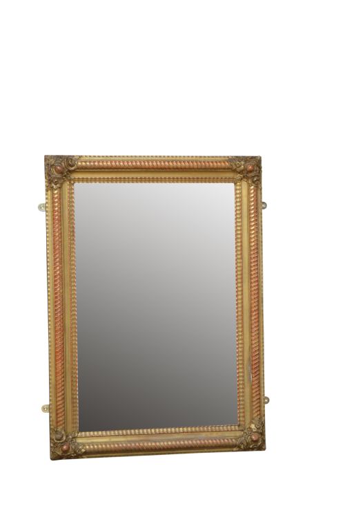 19th Century French Giltwood Wall Mirror Portrait or Landscape