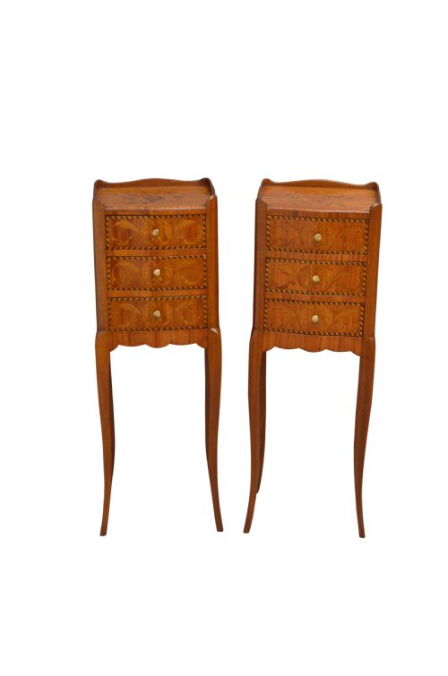 A Slim Pair of Bedside Cabinets