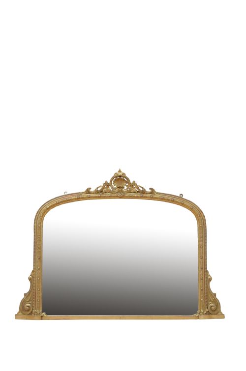 Victorian Gilded Overmantel Mirror
