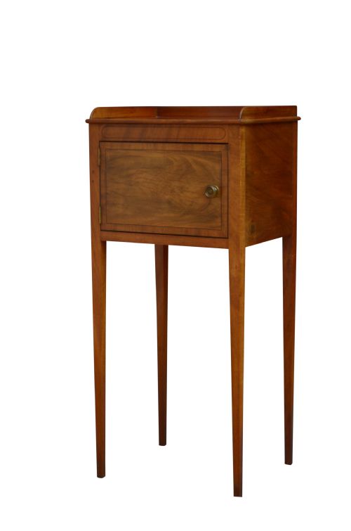 Regency Mahogany Bedside Cabinet