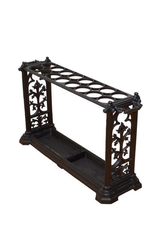 Large Victorian Cast Iron Umbrella Stand Stick Stand