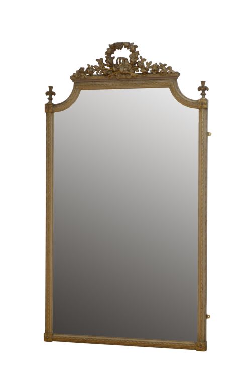 Tall 19th Century Leaner Mirror H206cm