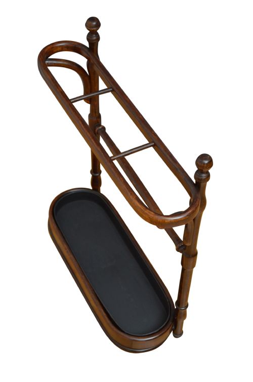 fig 1. Fischel Bentwood Umbrella Stand stick stand