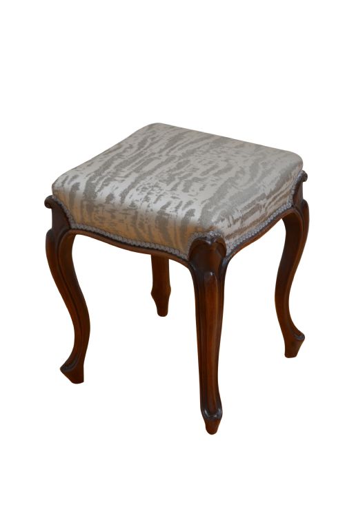 Fine Victorian Mahogany Dressing Table Stool