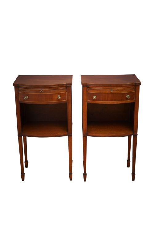 Edwardian Pair of Bedside Cabinets
