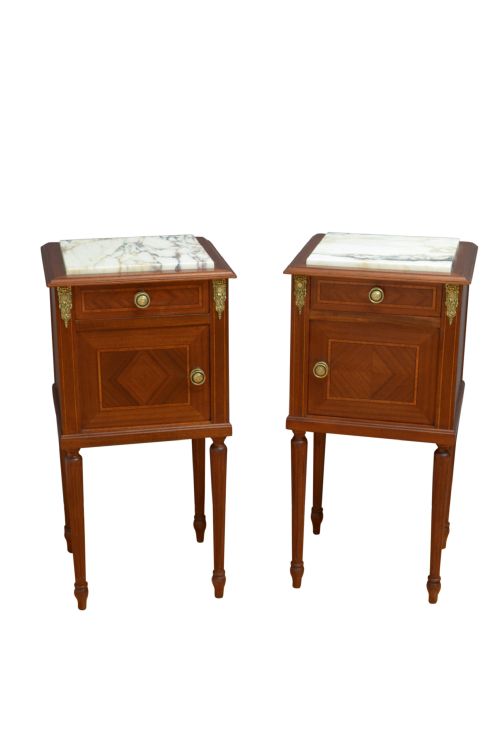 Antique Pair of Bedside Cabinets