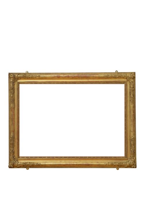 Superb 19th Century Giltwood Wall Mirror H91cm