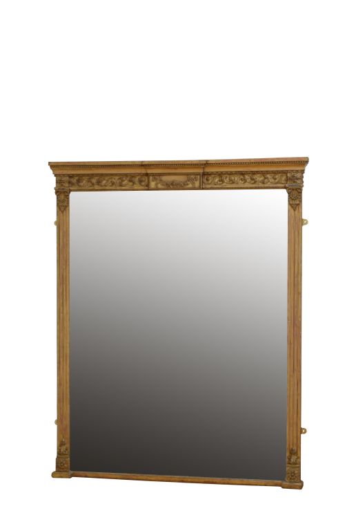 Victorian Giltwood Mirror H133cm