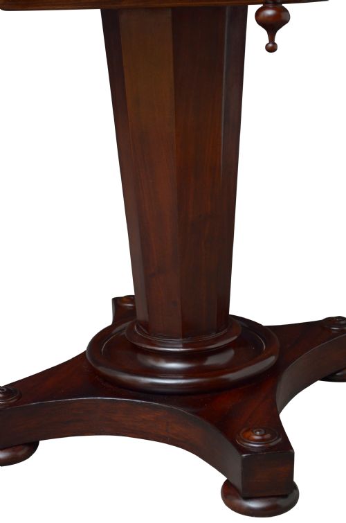 WILLIAM IV EARLY VICTORIAN MAHOGANY DROP LEAF TABLE - ADDITIONAL PHOTO 7
