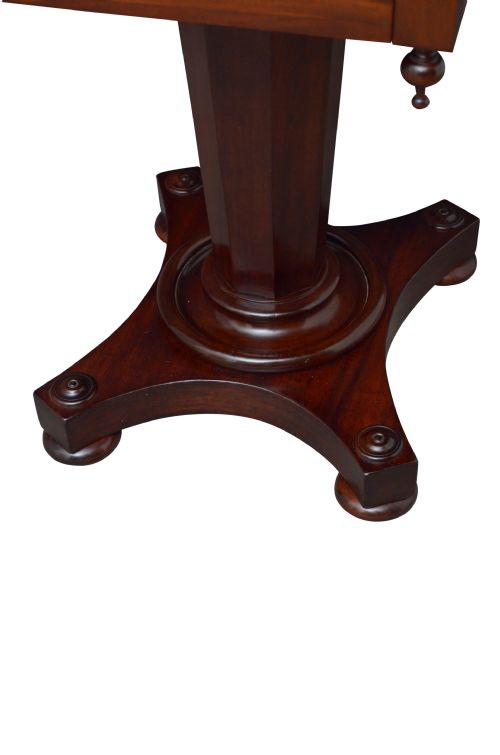 WILLIAM IV EARLY VICTORIAN MAHOGANY DROP LEAF TABLE - ADDITIONAL PHOTO 8