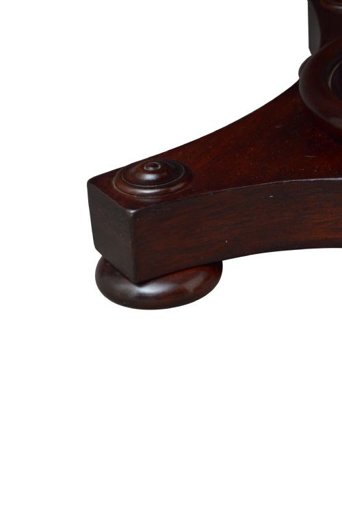WILLIAM IV EARLY VICTORIAN MAHOGANY DROP LEAF TABLE - ADDITIONAL PHOTO 9