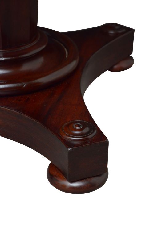 WILLIAM IV EARLY VICTORIAN MAHOGANY DROP LEAF TABLE - ADDITIONAL PHOTO 10