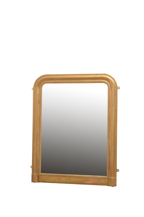 French Louis Philippe Revival Wall Mirror H109cm