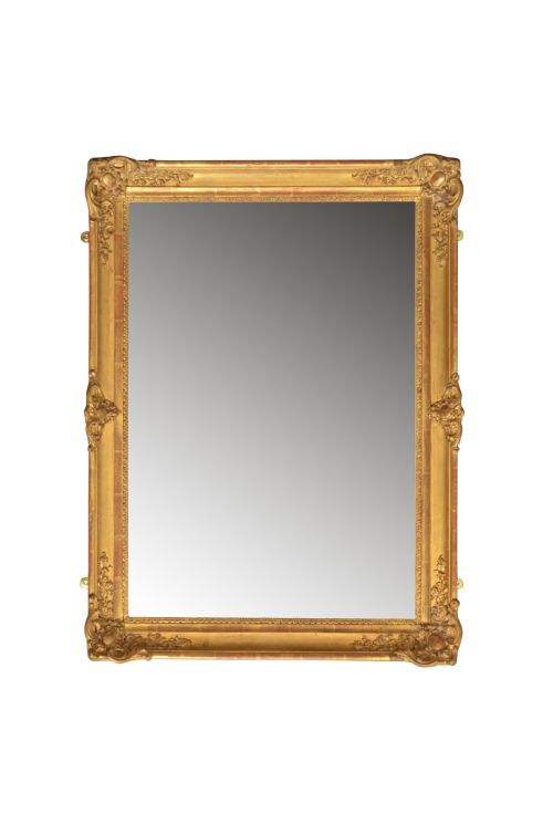 Attractive 19th Century Gilt Mirror H84cm