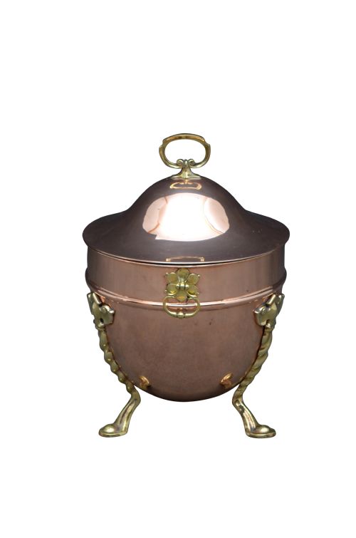 Edwardian Copper Planter Coal Bucket