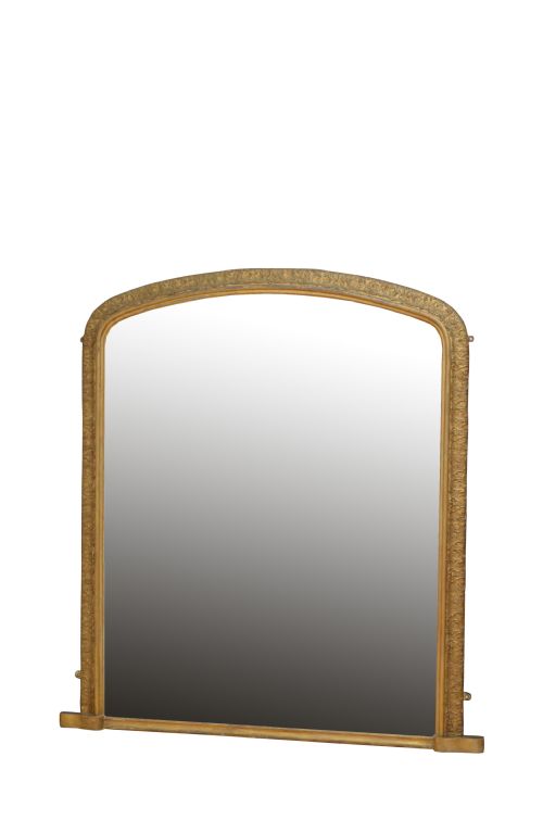 Antiques Victorian Giltwood Wall Mirror H138cm