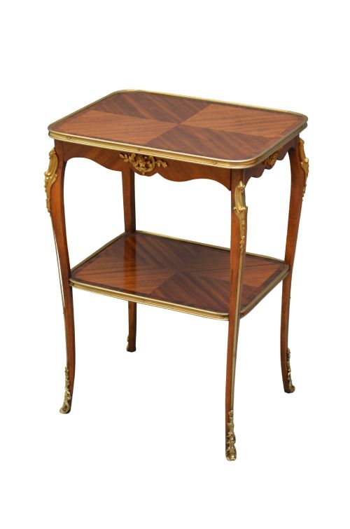Antique Mahogany and Rosewood Side Table
