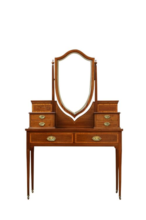 English Edwardian Mahogany Dressing Table