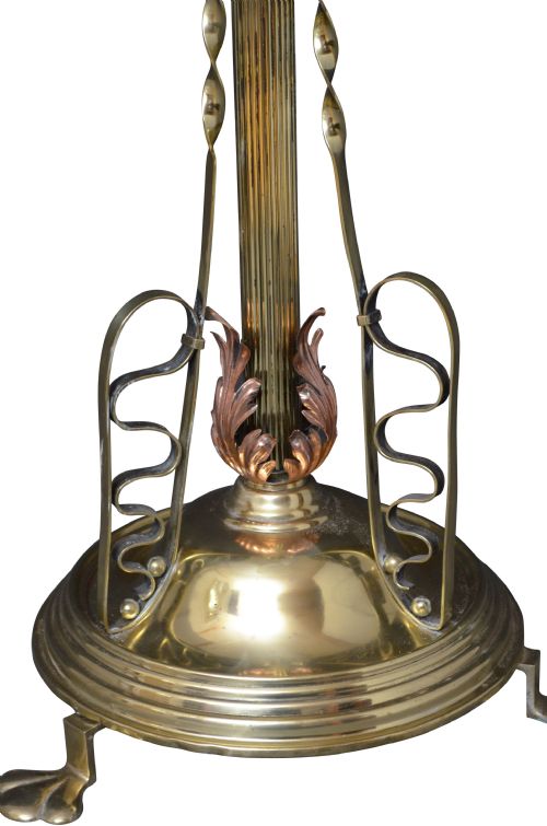 ART NOUVEAU FLOOR STANDARD LAMP - ADDITIONAL PHOTO 5