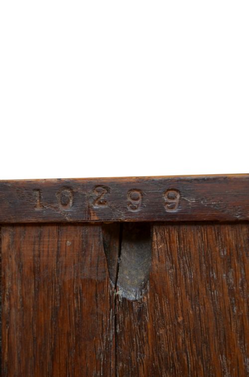 VICTORIAN SOLID OAK OPEN BOOKCASE - ADDITIONAL PHOTO 15