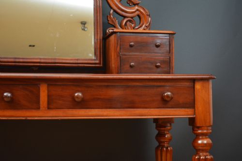 ENGLISH VICTORIAN MAHOGANY DRESSING TABLE - ADDITIONAL PHOTO 10
