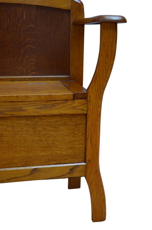 STYLISH ART DECO HALL BENCH - ADDITIONAL PHOTO 8