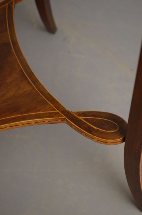 EDWARDIAN FLAMED MAHOGANY TABLE - ADDITIONAL PHOTO 10