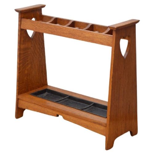 Arts and Crafts Umbrella Stand in Oak