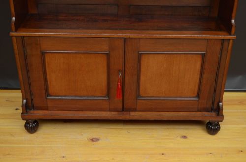 WILLIAM IV WATERFALL BOOKCASE IN MAHOGANY - ADDITIONAL PHOTO 5