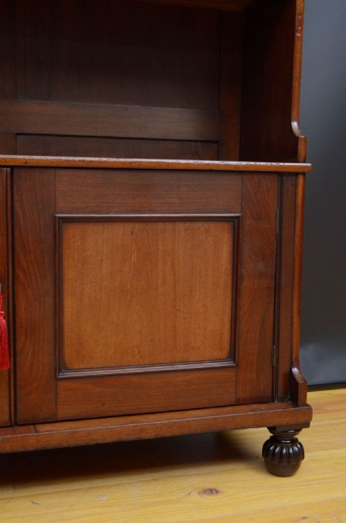 WILLIAM IV WATERFALL BOOKCASE IN MAHOGANY - ADDITIONAL PHOTO 6